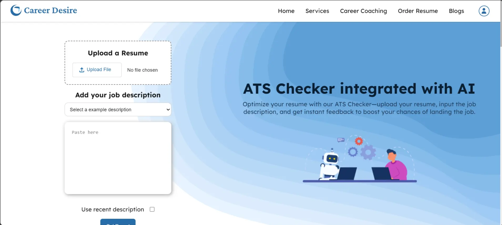 ATS Checker by Career Desire